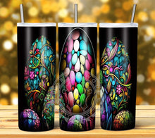 Load image into Gallery viewer, Stained Glass Easter Tumbler Graphics Package