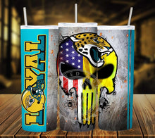 Load image into Gallery viewer, Professional Football Loyal Skull Tumbler Graphics Package
