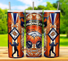 Load image into Gallery viewer, Professional Football Stained Glass v1 Tumbler Graphics Package