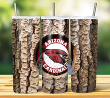 Load image into Gallery viewer, Professional Football Tree Trunk Tumbler Graphics Package