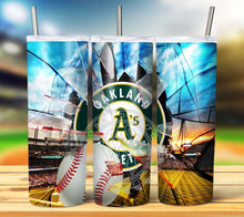 Load image into Gallery viewer, Professional Baseball Broken Glass Tumbler Graphics Package
