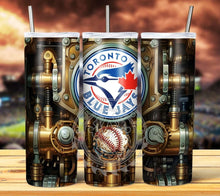 Load image into Gallery viewer, Professional Baseball Steampunk Tumbler Graphics Package