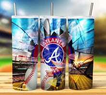 Load image into Gallery viewer, Professional Baseball Broken Glass Tumbler Graphics Package
