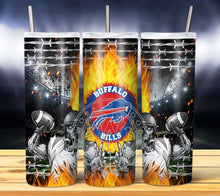 Load image into Gallery viewer, Professional Football Zombie Tumbler Graphics Package