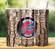 Load image into Gallery viewer, Professional Football Tree Trunk Tumbler Graphics Package