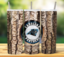 Load image into Gallery viewer, Professional Football Tree Trunk Tumbler Graphics Package