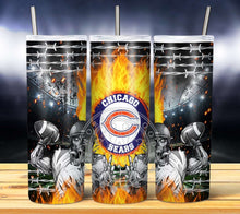 Load image into Gallery viewer, Professional Football Zombie Tumbler Graphics Package
