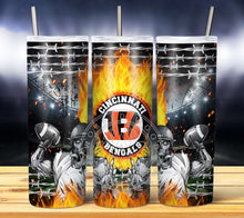 Load image into Gallery viewer, Professional Football Zombie Tumbler Graphics Package