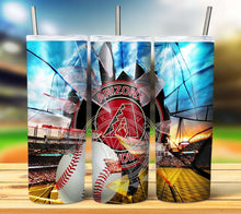 Load image into Gallery viewer, Professional Baseball Broken Glass Tumbler Graphics Package