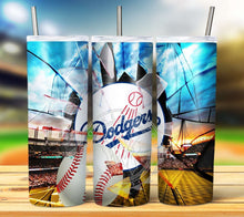 Load image into Gallery viewer, Professional Baseball Broken Glass Tumbler Graphics Package