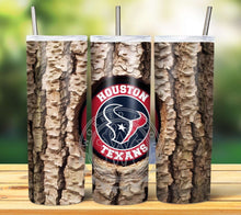Load image into Gallery viewer, Professional Football Tree Trunk Tumbler Graphics Package