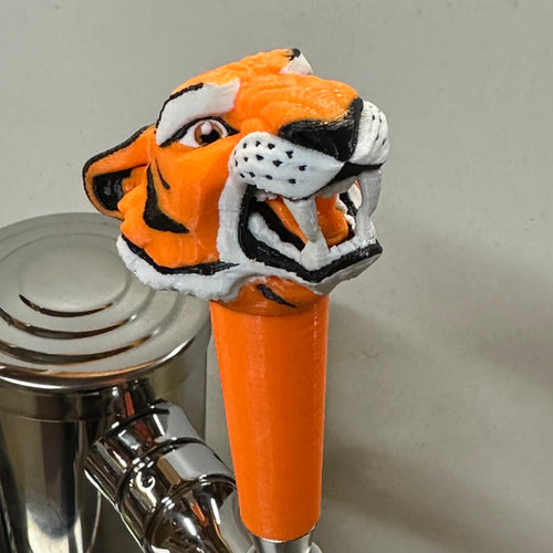 Multi-Color Bengal Themed Tap Handle