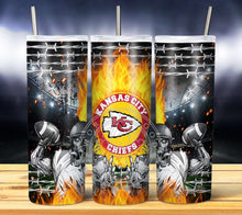 Load image into Gallery viewer, Professional Football Zombie Tumbler Graphics Package