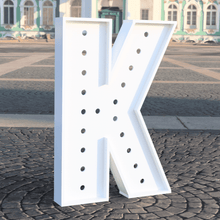 Load image into Gallery viewer, 48" K Marquee Letter