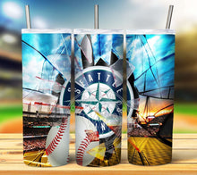 Load image into Gallery viewer, Professional Baseball Broken Glass Tumbler Graphics Package