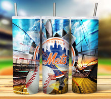 Load image into Gallery viewer, Professional Baseball Broken Glass Tumbler Graphics Package