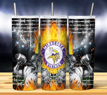 Load image into Gallery viewer, Professional Football Zombie Tumbler Graphics Package