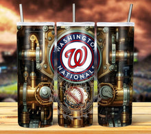 Load image into Gallery viewer, Professional Baseball Steampunk Tumbler Graphics Package