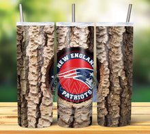 Load image into Gallery viewer, Professional Football Tree Trunk Tumbler Graphics Package