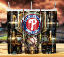 Load image into Gallery viewer, Professional Baseball Steampunk Tumbler Graphics Package