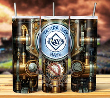 Load image into Gallery viewer, Professional Baseball Steampunk Tumbler Graphics Package