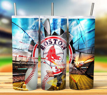 Load image into Gallery viewer, Professional Baseball Broken Glass Tumbler Graphics Package