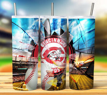 Load image into Gallery viewer, Professional Baseball Broken Glass Tumbler Graphics Package