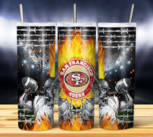 Load image into Gallery viewer, Professional Football Zombie Tumbler Graphics Package
