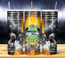 Load image into Gallery viewer, Professional Football Zombie Tumbler Graphics Package