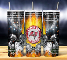 Load image into Gallery viewer, Professional Football Zombie Tumbler Graphics Package