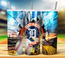 Load image into Gallery viewer, Professional Baseball Broken Glass Tumbler Graphics Package
