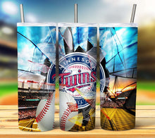 Load image into Gallery viewer, Professional Baseball Broken Glass Tumbler Graphics Package