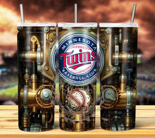 Load image into Gallery viewer, Professional Baseball Steampunk Tumbler Graphics Package
