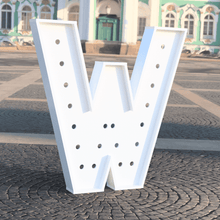 Load image into Gallery viewer, W Marquee Letters 4ft