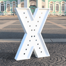 Load image into Gallery viewer, X Marquee Letter 48"