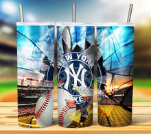 Load image into Gallery viewer, Professional Baseball Broken Glass Tumbler Graphics Package