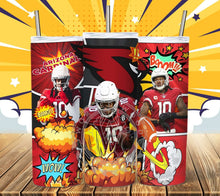 Load image into Gallery viewer, Professional Football Comic Book Tumbler Graphics Package