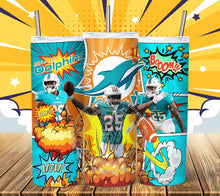 Load image into Gallery viewer, Professional Football Comic Book Tumbler Graphics Package