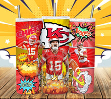 Load image into Gallery viewer, Professional Football Comic Book Tumbler Graphics Package
