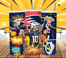 Load image into Gallery viewer, Professional Football Comic Book Tumbler Graphics Package