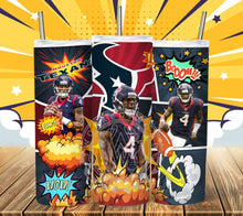 Load image into Gallery viewer, Professional Football Comic Book Tumbler Graphics Package