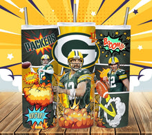 Load image into Gallery viewer, Professional Football Comic Book Tumbler Graphics Package