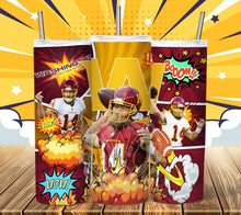 Load image into Gallery viewer, Professional Football Comic Book Tumbler Graphics Package