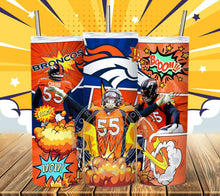Load image into Gallery viewer, Professional Football Comic Book Tumbler Graphics Package