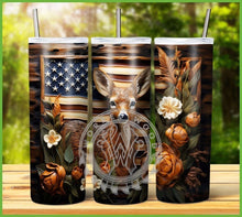 Load image into Gallery viewer, Patriotic Engraved Animal Tumbler Graphics Package