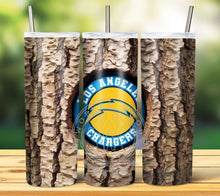 Load image into Gallery viewer, Professional Football Tree Trunk Tumbler Graphics Package