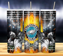 Load image into Gallery viewer, Professional Football Zombie Tumbler Graphics Package