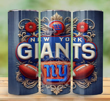 Load image into Gallery viewer, Professional Football Embroidered Tumbler Graphics Package