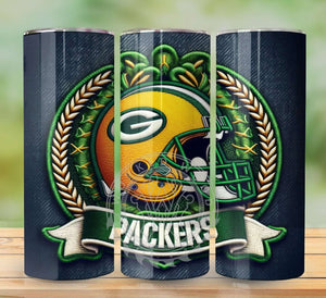 Professional Football Embroidered Tumbler Graphics Package