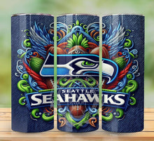 Load image into Gallery viewer, Professional Football Embroidered Tumbler Graphics Package